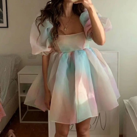 NEW tulle puff dress - Picture 4 of 6